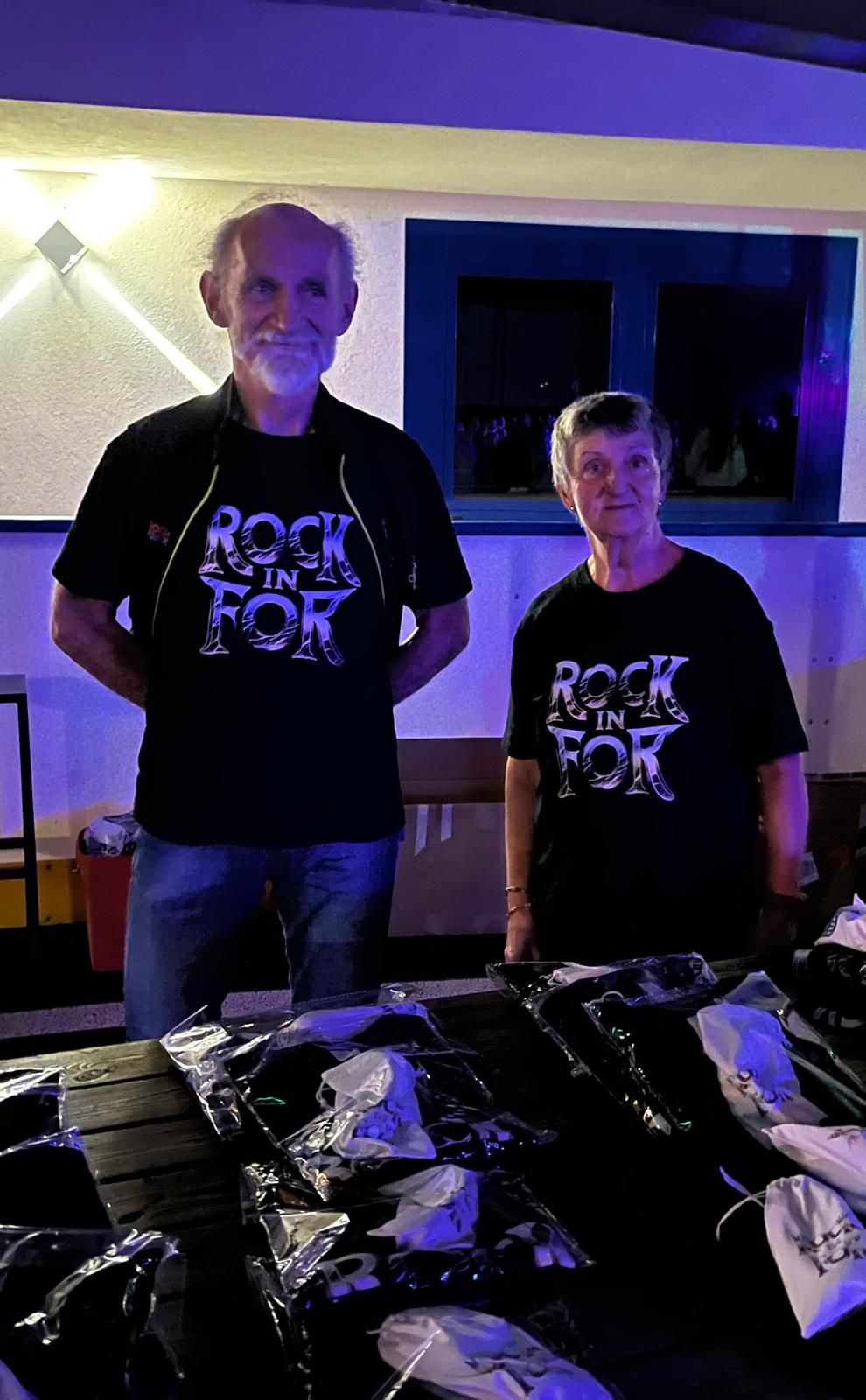 Stand merchandising al festival